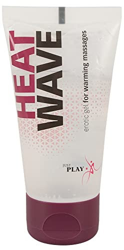 Just Play Erotik-Gel Heat Wave - intensives Massage-Gel für Frauen und Männer, mit Wärme-Effekt, auf Wasser-Basis, öl- und fettfrei, vegan, 50 ml