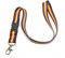 Cuelgallaves para el cuello Unisex - BANDERA DE ESPAÑA CENTRADA FONDO NEGRO - Teléfono, Tarjeta de Identificación, portadocumentos. Llavero Extraíble y Estilo Profesional.