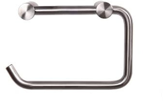 Edelstahl Toilettenpapierhalter WC-Rollenhalter matt gebürstet Klopapierhalter Rollenhalter Badzubehör Badaccessoire