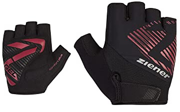 Ziener Herren CURDT Fahrrad-/Mountainbike-/Radsport-Handschuhe | Kurzfinger - atmungsaktiv/dämpfend, Sangria red, 7,5