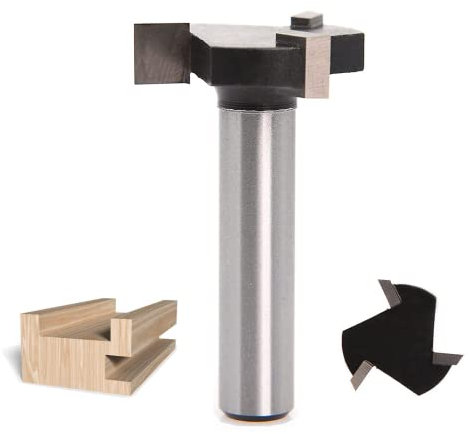 AKYLIN Planfräser 8mm Schaft,3 Flöten Oberfräse Fräser Hartmetallmesser,Planfräser für Oberfräse,Hobelfräser spoilboard Surface Fräser Abflachfräser Oberflächenbit Flächenfräser für Holz