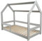 Need Sleep Hausbett Bodenbett 80x160 cm mit Rausfallschutz Pia grau