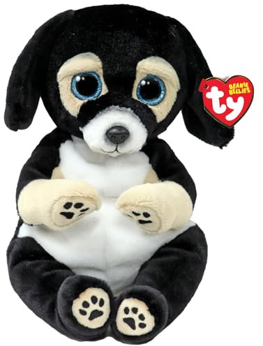 TY Ranger Hund Beanie Bellies Medium 24cm - Quetschbare Beanie Baby Weiche Pluschtiere - Sammelbares Kuscheliges Stofftier
