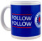 Rangers FC Crest Mug (One Size) (White/Blue)