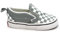 Vans Kids Slip-on V (Toddler/Little Kid) Scarpe da ginnastica per bambini Unisex, Color Theory Scacchiera Pure Grey, 13.0 cm