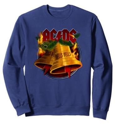 Official AC/DC Hells Bells Christmas Music Merch for Fans Sweatshirt