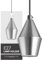 LEDSone E26/E27 Lampenfassung Retro Vintage Edison Schraube Lampenfassung für Pendelleuchten Perfekt für DIY-Projekte, Industrieräume und Zuhause (Chrom, 1er Pack)