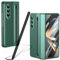 Compatible avec la Coque Galaxy Z Fold3 avec Stylet de Remplacement S Pens, [Protecteur d'écran intégré], Coque de Protection Fine Anti-Chute Tout Compris pour Samsung Z Fold3-Vert