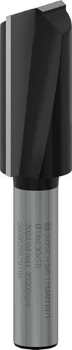 Bosch 1x PRO Nutfräser, zweischneidig (für Weichholz, Hartholz, Ø 14 mm, Professional Zubehör Handfräse, Trim Router)