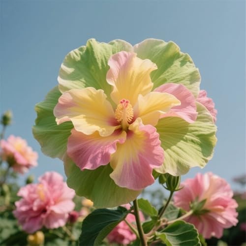 Clematis Rhizome, Winterhart MehrjäHrig, Weiß-Rot-Rosa-Violett Farben, MehrjäHrig, DauerblüHer Kletterpflanzen, für Garten, 15zwiebeln-A