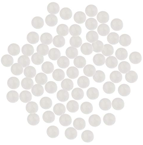 blloocod 100 Stück Glasmurmeln 8 mm (0.3 Zoll) Durchmesser - Transparente Murmeln für Spiel, Kunst & Wissenschaft