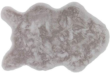 Schöner Wohnen Tender Kunstfell-Teppich 90x60 Silber