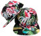 JameStyle26 Mr. & Mrs. Snapback Set USA Cap Kappe Basecap Mütze Trucker Cappy Kult (Mr. Mrs. Set Bunt)