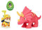 PAW PATROL Dino Rescue Rubble Hero Pup Spielfigur im Set mit beweglicher Dinosaurier-Figur und Überraschungs-Dino, Spielzeug für Kinder ab 3 Jahren