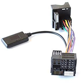 Daniko Bluetooth Aux in Adapter Quadlock Musik Stream kompatibel mit BMW E60 E63 E64 E66 E81 E82 E87 E70 E90 E91 E92