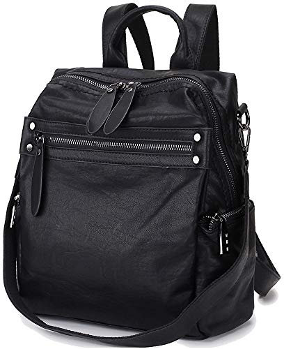 MayBlosom Rucksack Damen Klein, Elegant Kunstleder Cityrucksack Reisetasche Vegan Schultasche für Lesiure Arbeit Universität Schule