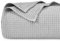 PHF 100% Baumwolle waffledecke Kuschedecke 150x200cm, leicht & atmungsaktiv, perfekt für den Sommer - Oeko-TEX® Zertifiziert - Hotelwäschequalität - Ideal für Sofa Couch Bett, Hellgrau