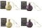 Hochwertige Glas-Christbaumkugeln 2xGOLD gefüllt mit Gin Limette und 2xBROMBEER gefüllt mit Bergler Himbeer Schnaps 4er Set / 4 x 0,04l / Schnaps - Weihnachtskugel