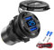 12V USB Steckdose Draht Aluminium Auto Ladegerät Multi Port, Dual USB QC 3.0 Port und PD USB-C Buchse mit Voltmeter Schalter für Auto Boot Marine LKW, schnelles Aufladen für iPhone iPad Android Handy