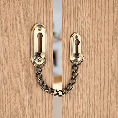 Sardar Brass DC-02 Door Chain for Door and Home Security|Door Chain Lock/Guard/Security Latch (Antique)