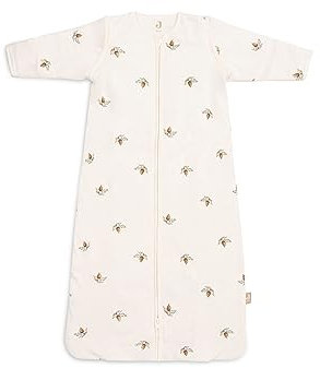 Jollein Schlafsack Baby - Rosehip - 70 cm - Baumwolle - 2.0 bis 3.0 Tog - Abnehmbare Ärmel - Baby Schlafsack - Hagebutten Print