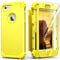 IDweel iPhone 6S Case, iPhone 6 Case with Screen Protector(Tempered Glass),3 in 1 Shock Absorption Heavy Duty Hard PC Covers Soft Silicone Full Body Protective Case for Girls,Yellow