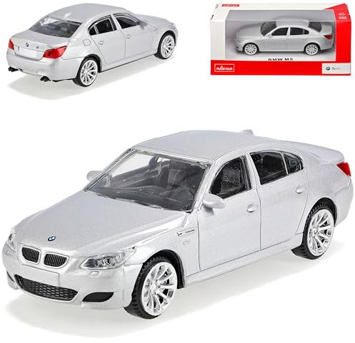 Generisch B*M*W 5er E60 Limousine Silber 2003-2010 1/43 Modell Auto