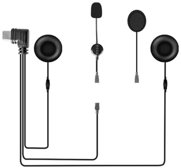 EJEAS Q8 Original Tipo C Auriculares Accesorios para Q8/V7/MS8/MS20/V4 Plus/Nuevo V6 Pro Moto Bluetooth Intercomunicador