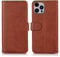 BRAND SET for Apple iPhone 16 Pro Leather Case,Apple iPhone 16 Pro Leather Wallet Case,Leather Flip Cover with Secure Magnetic Buckle and Kickstand,for Apple iPhone 16 Pro Case-Brown