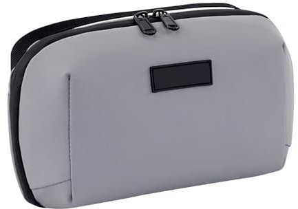 Travel Cable Organizer Case, Charger Gadget Storage Bag, Shockproof Padded Zipper, Compartments 8.86x5.12x3.15 inches for Phone, Hard Drive, Wires, and Travel Accessories