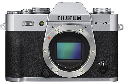 Fujifilm X-T20 Mirrorless Digital Camera, Silver (Body Only) (Renewed)