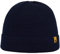 Sterkowski Kingfish Strickmütze | Merinowolle und Recyceltem Kaschmir Beanie für Herren und Frauen | Rippenrand Still Wintermütze Herren Beanie Mütze Herren Fisherman Beanie 54-62 cm Dunkelblau