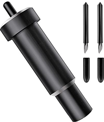 Explore Deep Cut Blade and Housing for Cricut Maker, Niantime Replacement Deep point Blade Compatible with Explore Air2/ Air3/ Maker/Maker 3 Cutting Machines (2 Deep Cut Blades and 1 Housing Included)