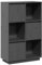 vidaXL Highboard Sideboard Kommode Schrank Anrichte Beistellschrank Mehrzweckschrank Holzschrank Hochschrank Grau 74x35x117cm Massivholz Kiefer