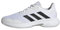 adidas Herren CourtJam Control Tennis Shoes Tennisschuhe, Cloud White/Core Black/Matte Silver, 44 2/3 EU