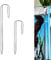IAFVKAI 2x Glass U Shape Tube for Aquarium Air Pump Fish Tank Aquarium CO2 Diffuser Connect Tube