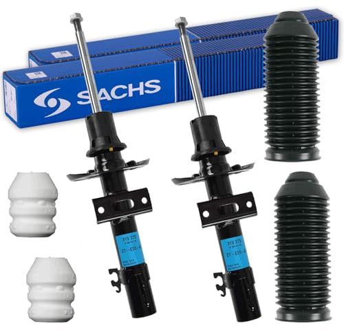 2x Sachs Stoßdämpfer + Faltenbalg vorne | 2x 315 375 + 1x 900320 Kompatibel mit Citigo (NF1),Mii (KF1, KE1),UP! (121, 122, BL1, BL2, BL3, 123)
