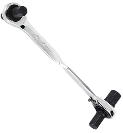 Llave de carraca 4 en 1 con cabeza flexible, llave de trinquete doble,Herramientas de hardware con mango ergonómico - Llave de trinquete y tubo eficaz y resistente al desgaste para uso doméstico