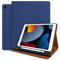 World biz Étui en cuir pour iPad 10.2, compatible avec iPad 9{^>e<^} génération/iPad 8{^>e<^} génération (2020)/7{^>e<^} génération (2019), étui en cuir de qualité supérieure avec poche et