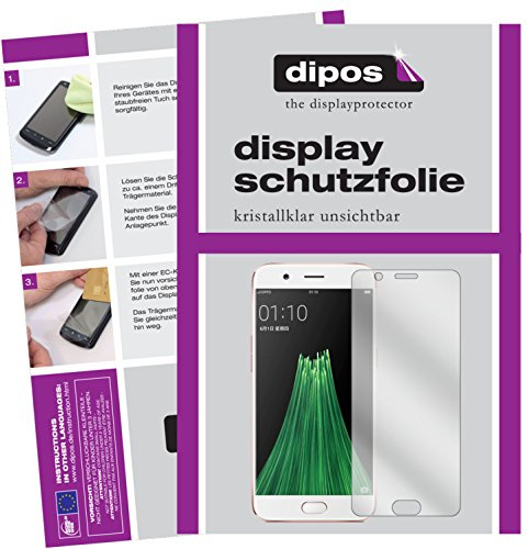 dipos I 6x Screen Protector compatible with Oppo R11 Plus Protection Films clear