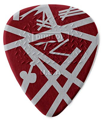 JIM DUNLOP Plektrum Eddie Van Halen Max Grip, Shark, 24 Stück