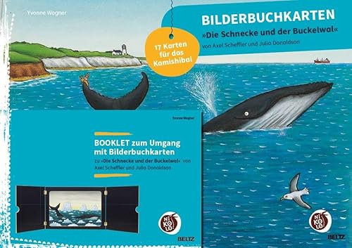 Bilderbuchkarten »Die Schnecke und der Buckelwal« von Axel Scheffler und Julia Donaldson: 17 Karten für das Kamishibai, mit Booklet (Beltz Nikolo Bilderbuchkarten)