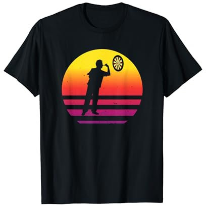 Retro Dart Trikot Vintage Dart Game Design Dart Kostüm T-Shirt