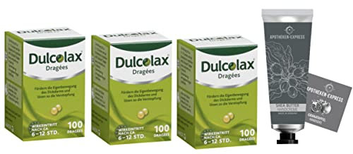 Dulcolax Dragees Dose 2 x 100 Stück inkl. Granatapfel Handseife von Apotheken-Express