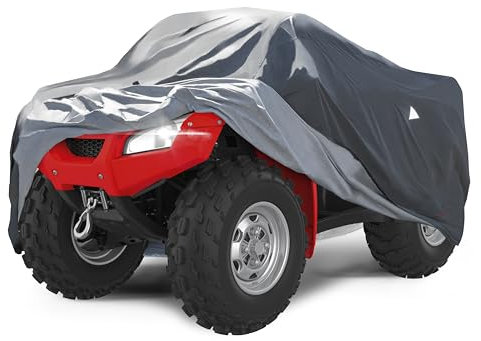 WALSER Bâche de Couverture pour Quad All Weather Plus, Couverture étanche pour véhicules Tout-Terrain, bâche de Couverture pour véhicule Noir, S