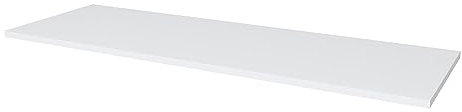 SoDREAMER 18 mm Melaminharzbeschichtete 20 x 120cm Spanplatte ABS-Kante 3 Seiten Weiss
