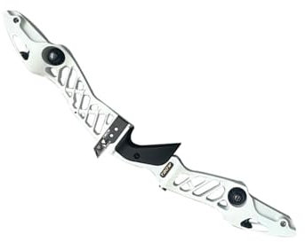 ACCMOS 25 Zoll Recurve-Bogen Riser Universal ILF-Schnittstelle H6 Recurve-Bogen Steigrohr Takedown Jagd Bogenschießen Bogen-Zubehör (White)
