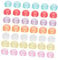 Generisch 40St Cremes flasche Halbmond löffel Topf mit Gesichtscreme kosmetischer Cremehalter aufbwahrungs-box aufbewahrungskorb Löffel für Make-up-Masken leere Kosmetikdose Plastik