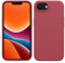 kwmobile Handyhülle für iPhone 16e Hülle, für iPhone 16e Case - Hülle Silikon - kabelloses Laden - Dark Rose