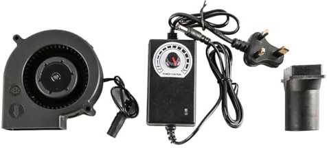 Tiardey Radial Fan 240v Adjustable Ac Radial Fan With Speed Controller Blower Fan 97mm Turbines Blower for Household Appliances
